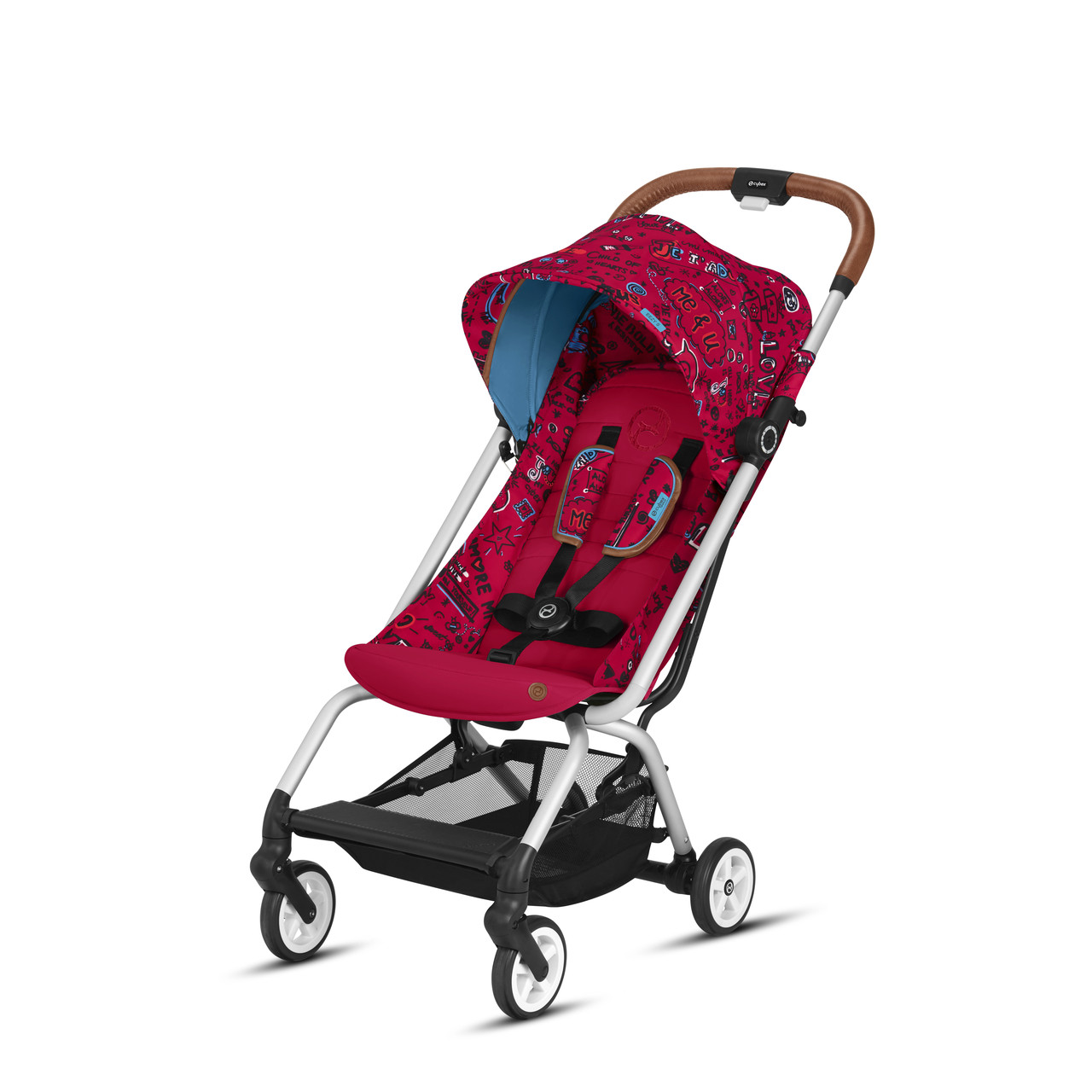 Cybex — Прогулянкова коляска Eezy S Values for life, колір Love red