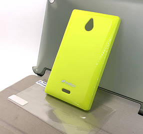 Чохол для Nokia X, A110 силіконовий накладка на бампер протиударний Melkco плівка