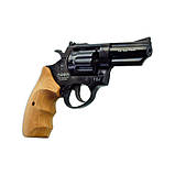 Револьвер флобера PROFI-3" (чорний/ дерево), фото 2