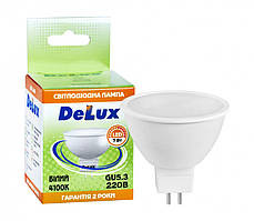 LED лампа Delux  JCDR  7W  GU5.3  4100K 220V 