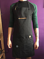 Дизайнерський фартух для бариста,бармена,барбера, модель Tatoo №1