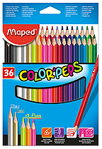 Олівці кольорові, 36 кольорів, COLOR PEPS Classic, Maped