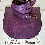 Клапан сумки. Колір Бордо., фото 2