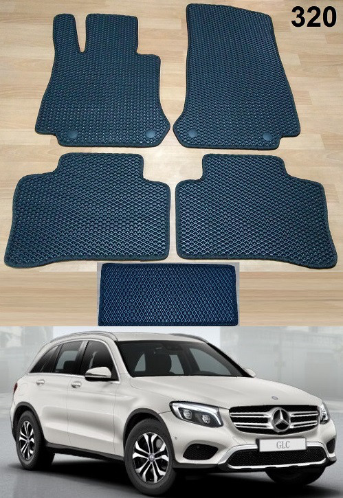 Килимки ЕВА в салон Mercedes GLC-Class X253 '15-22