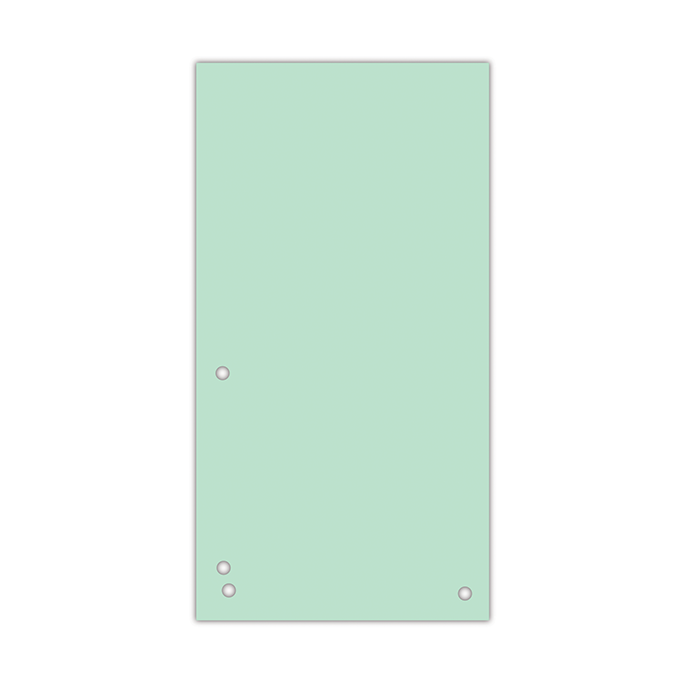 Індекс-роздільник 105х230 мм, 100шт., картон, зелений 8620100-06PL Donau