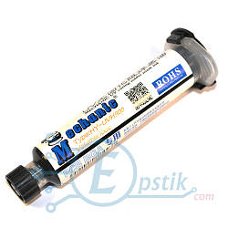 Захисна, паяльна маска фоторезист Mechanic, 10 мл. 24г., (Черная)