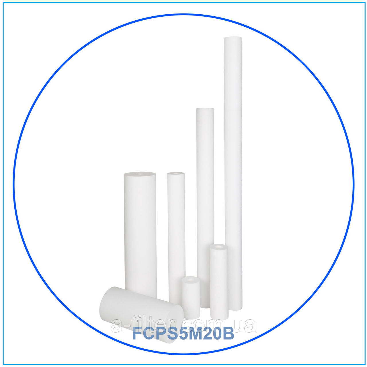 FCPS5M20B Картридж із поліпропілену для фільтрів Big Blue 20BB, 5 мікронів, фото 1