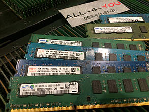 Оперативна пам'ять оперативна пам'ять DDR3 DIMM 4GB PC3 10600/12800U 1333/1600mHz Intel/AMD
