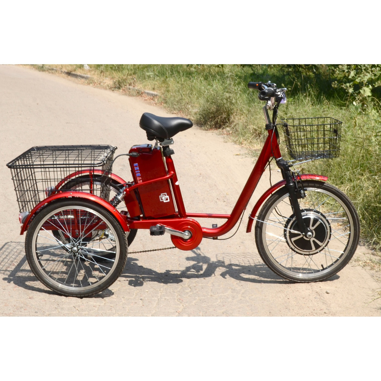 Электровелосипед (трицикл) Skybike 3-Cycle красный - фото 6 - id-p769878462