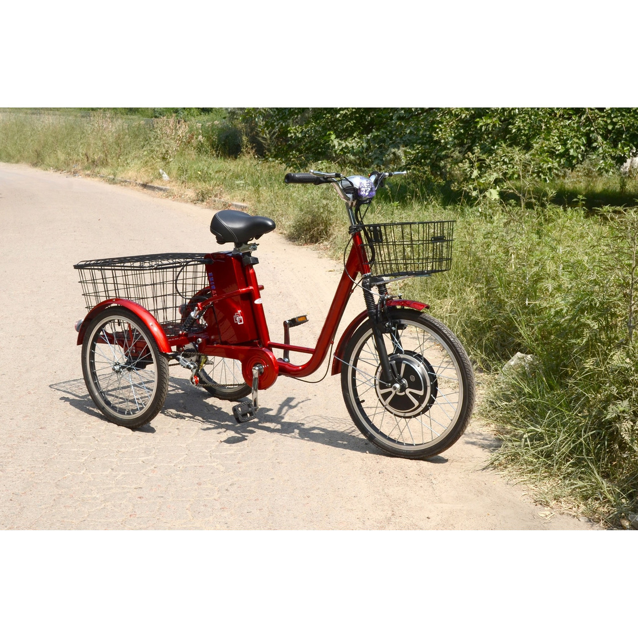 Электровелосипед (трицикл) Skybike 3-Cycle красный - фото 9 - id-p769878462