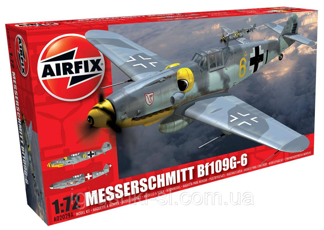 Збірна модель Airfix (1:72) Messerschmitt Bf109G-6