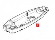 Корпус MB задний нижний (BMGMOPBR01.45673)