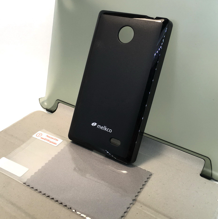 Чохол для Nokia X, A110 силіконовий накладка на бампер протиударний Melkco плівка