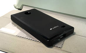 Чохол для Nokia X, A110 силіконовий накладка на бампер протиударний Melkco плівка, фото 3