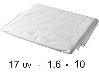 Агроволокно белое 17 uv - 1,6 × 10 м