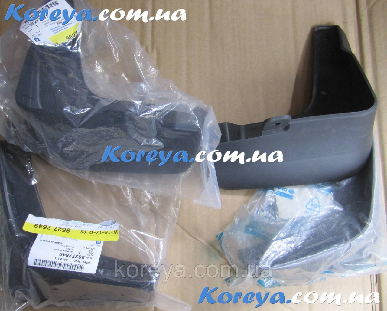 Бризковики Ланос Спорт повний комплект.оригінал GM, фото 1