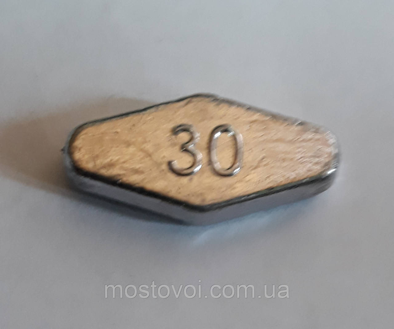 Груз Ромб ковзний 30 г (папак 25 шт.)