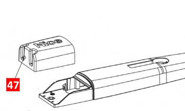 Кришка задня TOONA 4016, 5016 (PPD1598.4540)