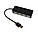 Хаб USB 2.0 HUB 4 порти, Black, 480Mbts живлення від USB, з кнопкою LED, фото 2