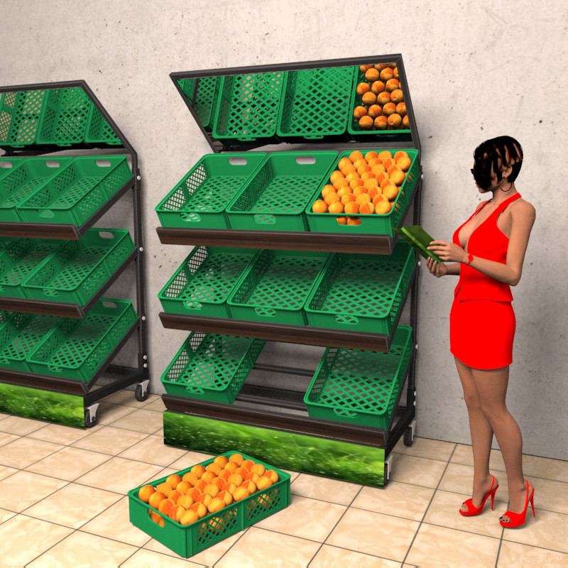 Стелажі торгові ⚠️ для магазину продуктів