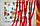 Бусини рондель чеські кришталь скло.Червона.10*7 мм., фото 4