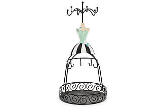 Підставка для прикрас із сіткою Плаття 28.5 см, колір чорний