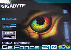 Відеокарта Gigabyte PCI-Ex GeForce 210 1024 MB GDDR3 (64 bit) (590/1200) (DVI-I, D-Sub, HDMI) (GV-N210D3-1GI)