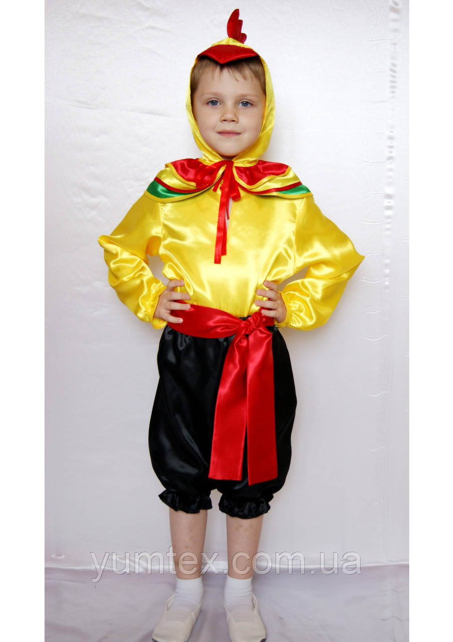 Карнавальный костюм Петух №2 98-122 см - фото 1 - id-p770057547