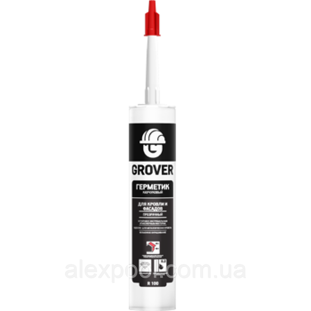Прозорий Герметик на основі синтетичного квучука GROVER R100 0,3 л