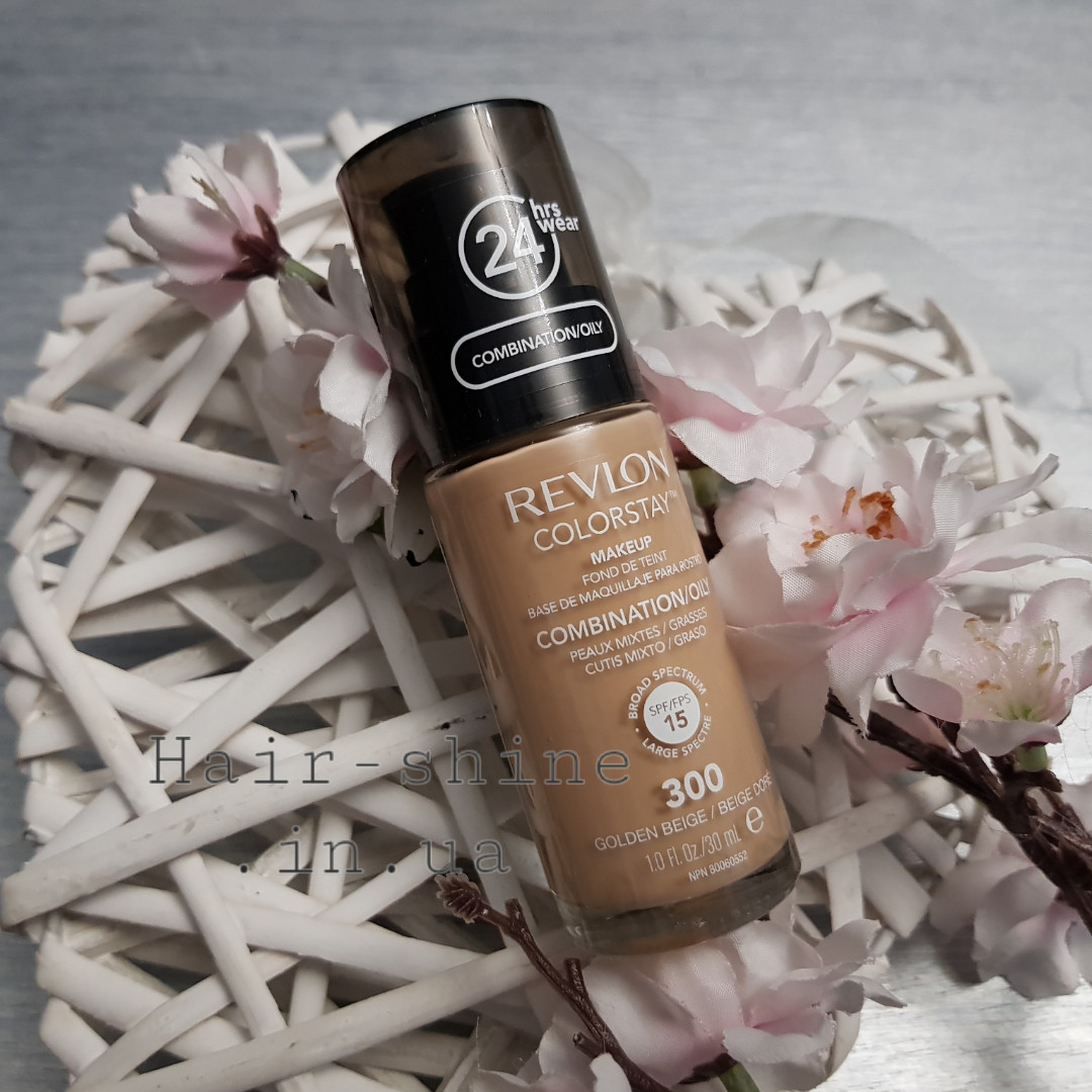 Тональний крем для комбінованої та жирної шкіри Revlon Colorstay Makeup Combination Oily Skin 300 Medium Shad