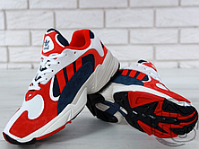 Чоловічі кросівки Adidas Yung-1 White/Red/Navy B37615-30, фото 3