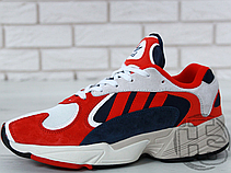 Чоловічі кросівки Adidas Yung-1 White/Red/Navy B37615-30, фото 4