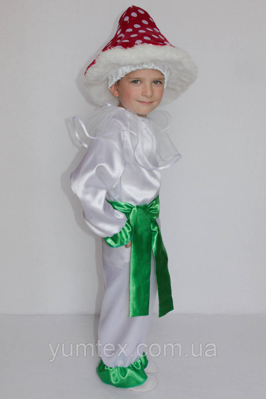 Карнавальный костюм Мухомор со штанами и рубашкой 98 - 122 см - фото 2 - id-p770110961