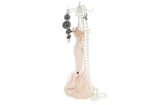 Підставка для прикрас Плаття 39.5 см, колір бежевий