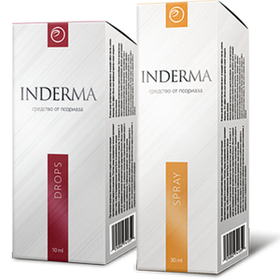 Inderma - комплекс від псоріазу - крем+краплі (Индерма)