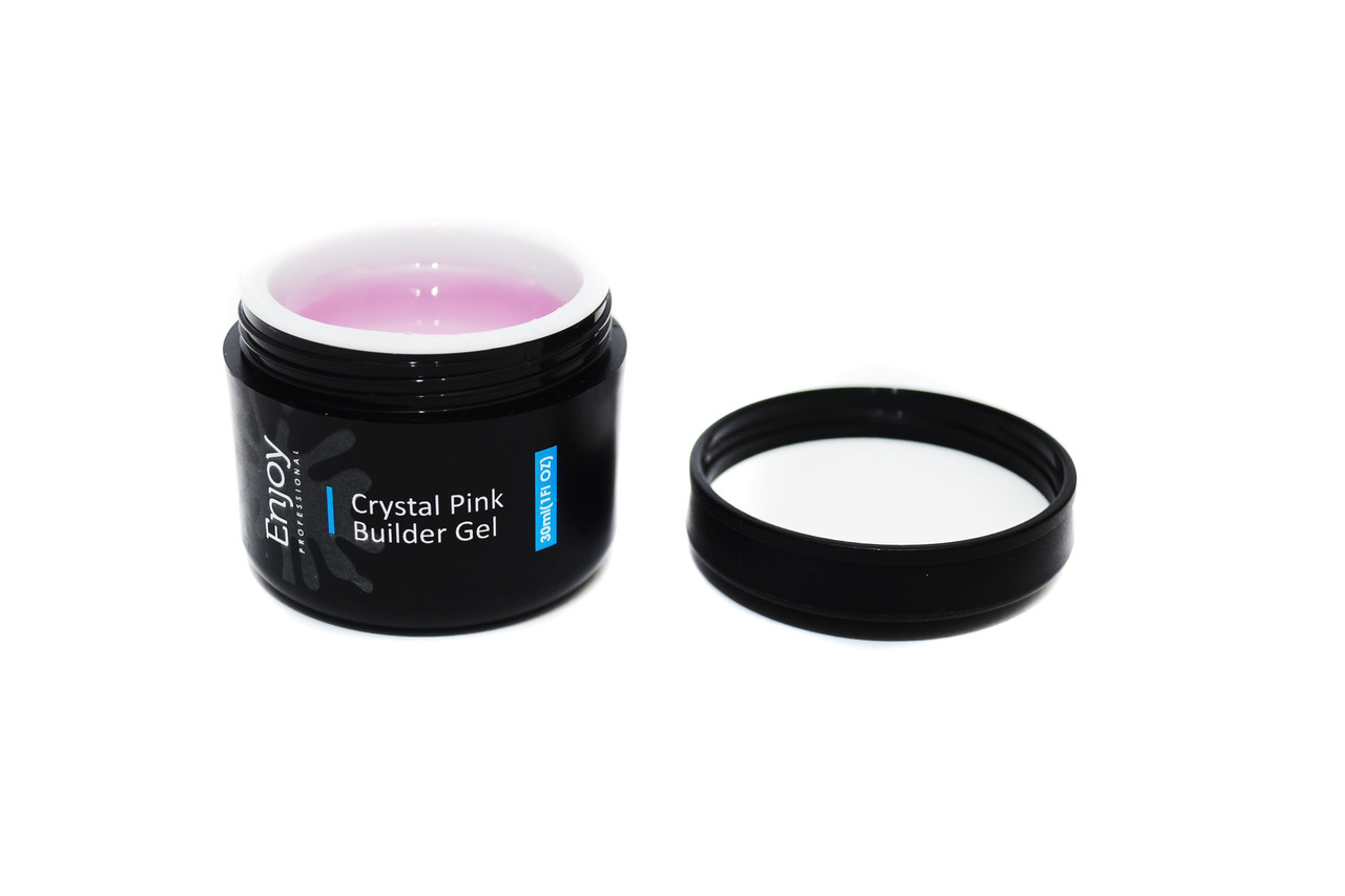 Гель для нарощування кристально рожевий Enjoy Рrofessional, 30 мл