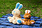 М'яка іграшка Кролик Роджер 45см Дитячі іграшки М'які іграшки для діток Плюшевий кролик для дітей, фото 4
