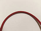 Браслет з червоного шовкового шнура і срібла Дюпон, фото 5