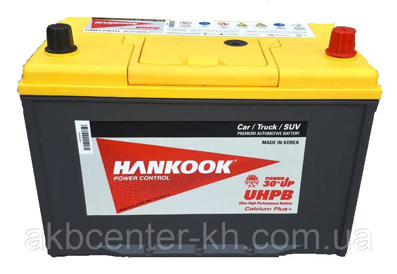 Автомобільний акумулятор HANKOOK Start Stop 6СТ- 100 А 850А R, фото 1