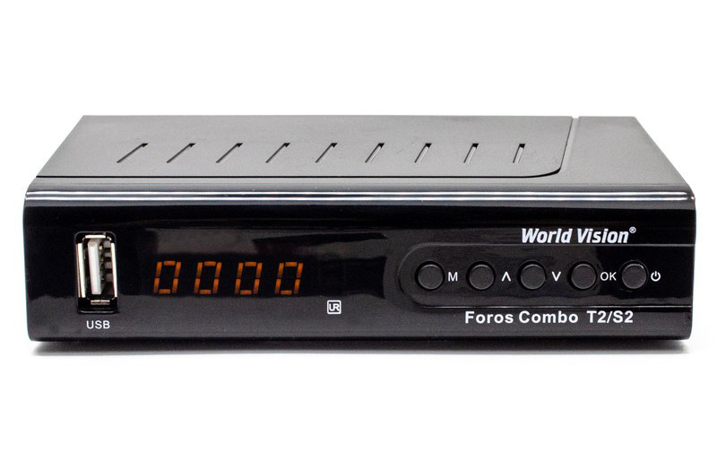 World Vision Foros Combo T2/S2 — комбінований ресивер