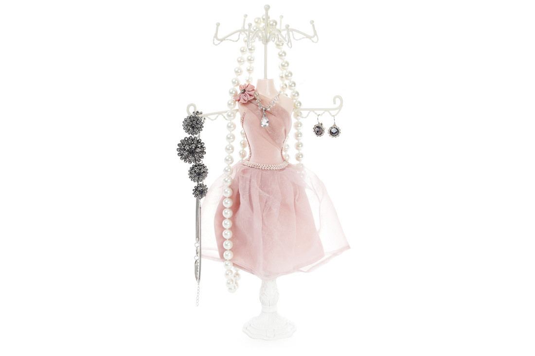 Подставка для украшений Платье 40.5см, цвет - розовый, в упаковке 2 шт. 489-325 - фото 3 - id-p770286132