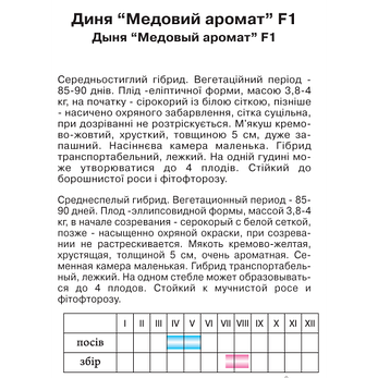 Дыня “Медовый аромат” F1, 1г, фото 2