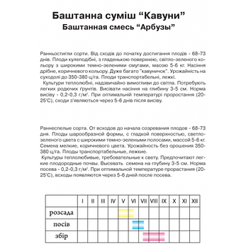 Кавуни. Баштанна суміш. 5 г, фото 2