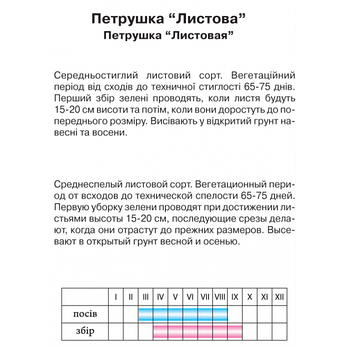 Петрушка "Листова", 2 г, фото 2