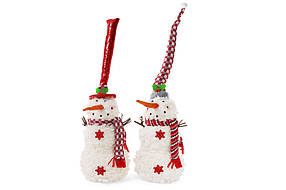 М'яка новорічна іграшка Сніговик 46 см, 2 різновиди, в пакованні 1 шт. (778-245)