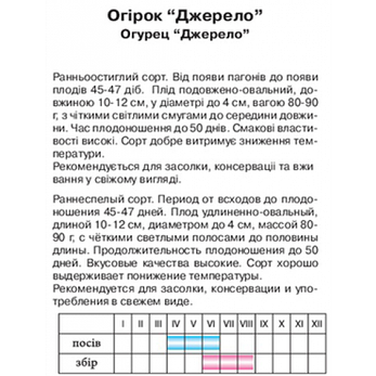 Огірок "Джерело", фото 2