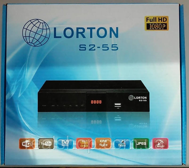 LORTON s2-55 HD ресивер + безплатна прошивка!
