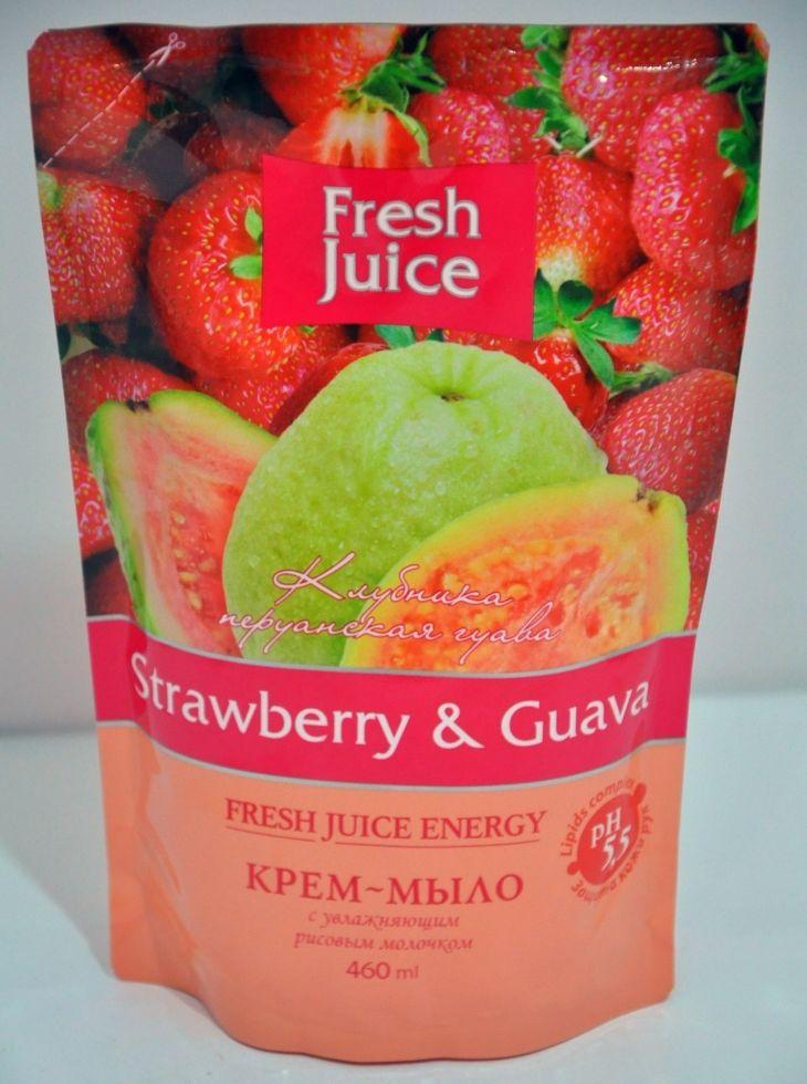 Рідке мило дой-пак Strawberry&Guava 460мл FJ - фото 1 - id-p612765487