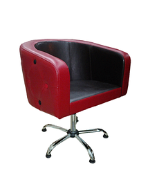 Крісло перукарське Діана Rainbow 2510+2502 Хром (Frizel TM)