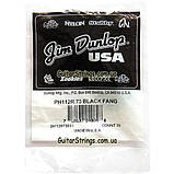 Медіатор Dunlop PH112R.73 James Hetfield Signature Black Fang Ultex 0.73 mm, фото 3